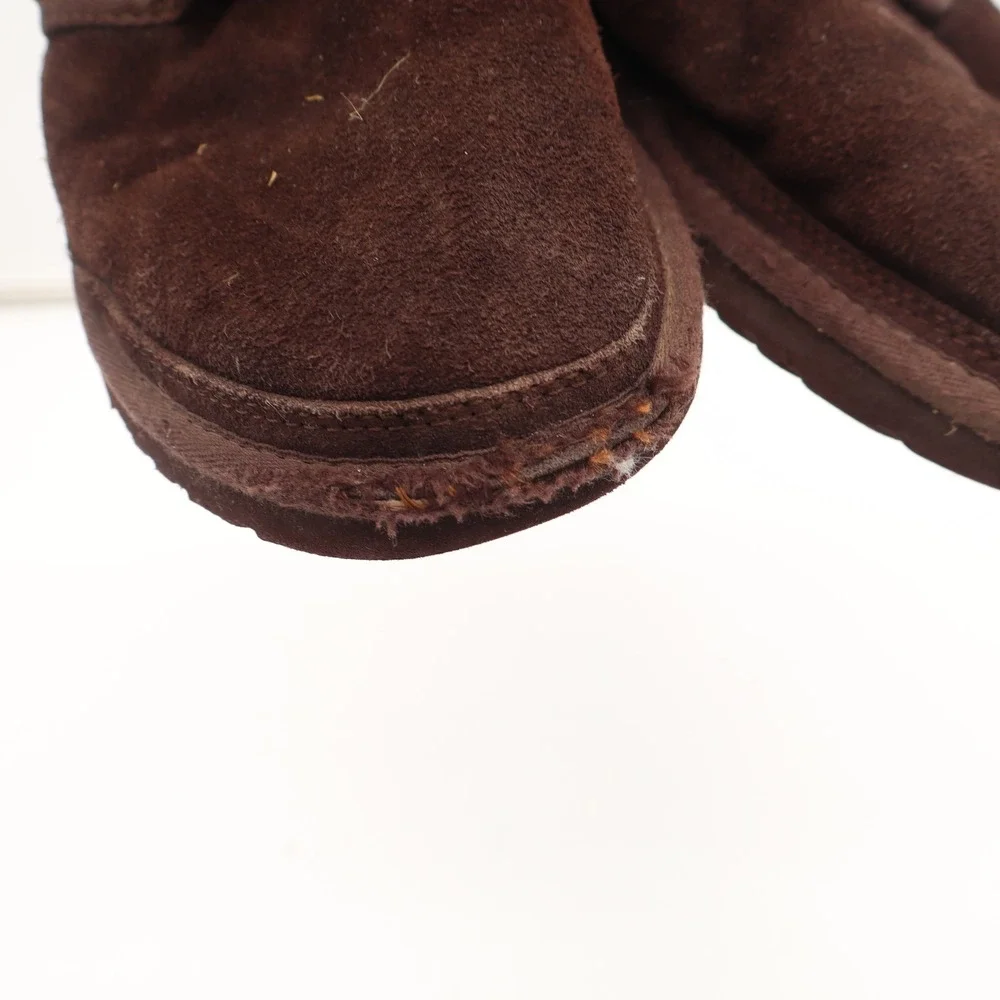 UGG Neumel Mens 10 Chocolate Brown Suede Shearling Lace Up Chukka Boots